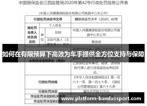 如何在有限预算下高效为车手提供全方位支持与保障
