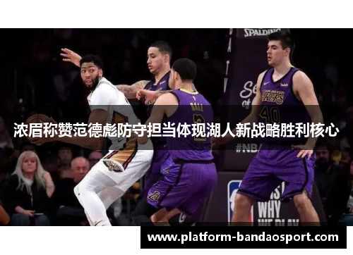 浓眉称赞范德彪防守担当体现湖人新战略胜利核心