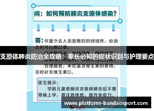 支原体肺炎防治全攻略：家长必知的症状识别与护理要点